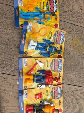 50 Kids Action Figure - Blue and Orange Rescue Hero (Set)